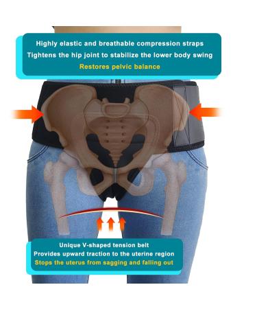 HeerTeaj Pelvic Support Belt for Women | Uterus & Bladder Weakness Treatment | Postpartum Recovery Support - Buy Online on GoSupps.com