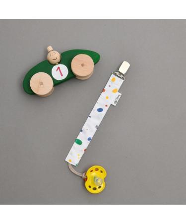 Buy Handmade 100% Cotton Baby Pacifier Straps - Durable & Colorful 3-Pack Holder - Buy Online on GoSupps.com