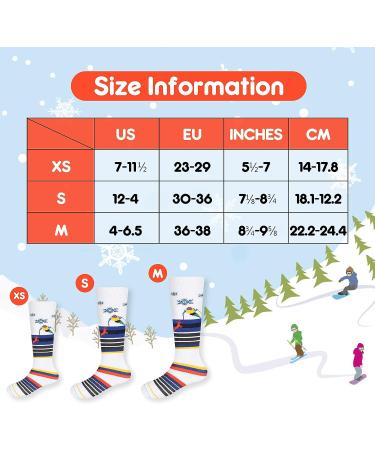 DKM Kids Ski Socks - Winter Warm 3 Pack for Boys and Girls, Skiing, Snowboarding, Skating - Christmas & New Years Gift (Gray/Green/Blue) - Buy Online on GoSupps.com