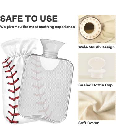 Softball Baseball Hot Water Bottle | 1L Pain Relief & Hand/Foot Warmer for Menstrual Cramps - Buy Online on GoSupps.com