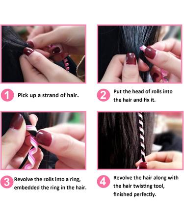 KEYRI 36 PCS Hair Extensions for Kids Clip in Coloured Hair Extensions Kids Rainbow Hair Extensions Clips for Girls Hair Braids Hair Styling Twister Clips Hair Accessories for Girls Women (36 Pieces) - Buy Online on GoSupps.com