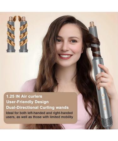 8 in 1 Flexstyle Hair Styler & Dryer - Fast Drying Negative Ion Magic Hot Air Tool for Hair Curling & Styling Gray - Buy Online on GoSupps.com