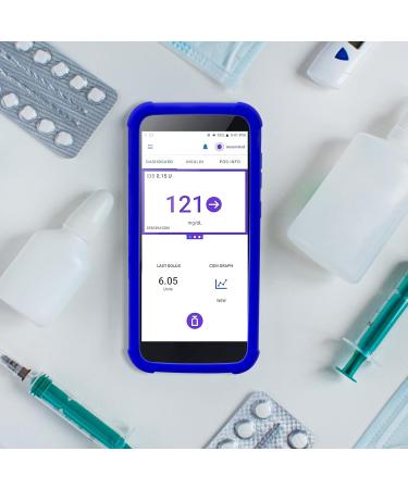 Omnipod 5 Silicone Protective Cover | Shockproof PDM Case with AirTag - Youshares (Blue) - Buy Online on GoSupps.com