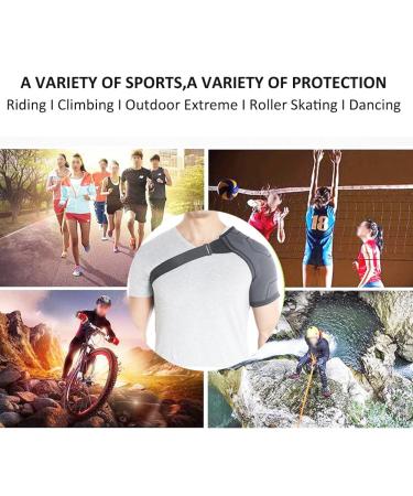 Adjustable Shoulder Bandage for Pain Relief | Neoprene Support for Men & Women - Ideal for Tense Muscles & Joint Exhaustion - Buy Online on GoSupps.com