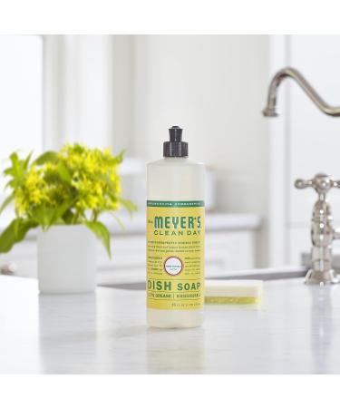 Mrs. Meyer's Clean Day Honeysuckle Liquid Dish Soap - 16 oz (Pack of 6) | Cruelty-Free & Eco-Friendly - Buy Online on GoSupps.com