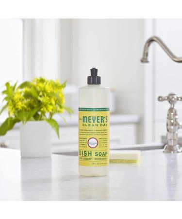 Mrs. Meyer's Honeysuckle Liquid Dish Soap, 16 fl. oz - Biodegradable Formula, Pack of 3 - Buy Online on GoSupps.com