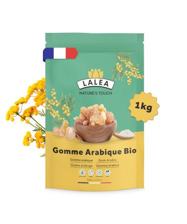 Organic Arabic Gum Powder Organic Acacia Gum Dietary Fiber Powder 1kg Vegan and Keto Gluten Free 90% Fiber