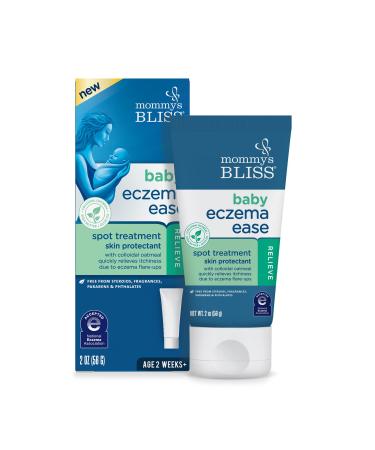Mommy's Bliss Eczema Ease Spot Treatment with Colloidal Oatmeal Quickly Relieves Itchiness Due to Eczema Flare-ups Age 2 Weeks+ 2 oz