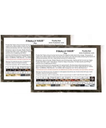 Dark Brown Keratin Hair Building Fibers Refill Hair Loss Concealer Fiber 2pak of 25g 50g 50 G Grams Gr 50gr Total Hair (use Dark Chocolate Brown for darker/no red) Using Strand Bottle