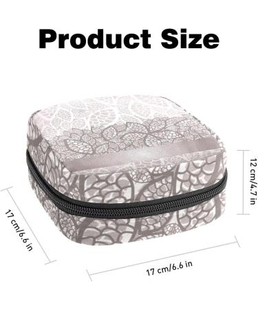 Luxury Portable Napkin Storage Bag for Women & Teens | Top Pressure Holder for Menstrual Cups & Nursing Inserts | Stylish Leaf Design - Buy Online on GoSupps.com