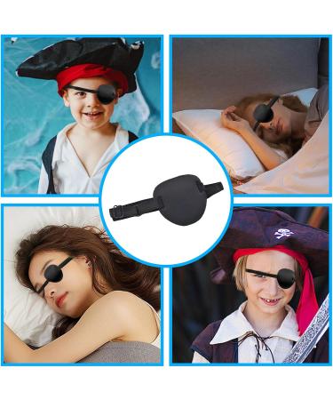 2 Eye Patch Set Comfortable Medical Eye Patch Pirate Eye Patch Amblyopia Lazy Eye Patches Eyes Black - Buy Online on GoSupps.com