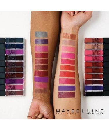 Maybelline Vivid Matte Lip Color - 05 Nude Flush | Long-Lasting Formula - Buy Online on GoSupps.com