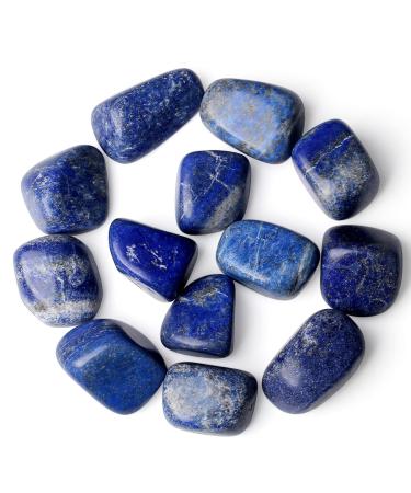 MAIBAOTA Lapis Lazuli Stones Natural Healing Crystals Bulk Polished Tumbled Crystals Stones Rocks Energy Balance Crystal Gemstones Vase Filler Decorative Reiki Witch Quartz Crstal Stones Blue-lapis Lazuli