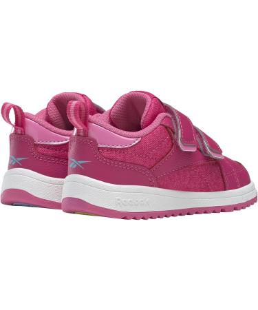 Reebok Baby Weebok Clasp Low Sneakers - 4.5 UK Child - Pursuit Pink - Buy Online on GoSupps.com