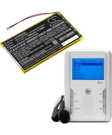 BA20603R79901 1500mAh Battery for Labs Nomad Jukebox Zen 20GB & 40GB | Compatible DAP-HD0014 | 3.7V Replacement - Buy Online on GoSupps.com