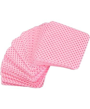 DOACT 300Pcs Nail Polish Remover Pads Cotton Non Lint Soft Soft Nail Polish Remover Pads for Nail Art (PINK) - Buy Online on GoSupps.com