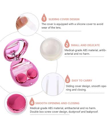 Milisten Easter Egg Glasses Case - 3 Pcs Compact Travel Kit for Contact Lenses Hard Case & Tweezers - Ideal for International Shipping - Buy Online on GoSupps.com