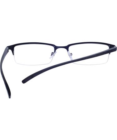 Joxigo Computer Glasses - Blue Light Filter Anti-Fatigue UV Protection Stylish Metal Rectangular Design for Men - Buy Online on GoSupps.com