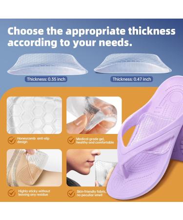 Arch Support Inserts for Women - Gel Pads for Flat Feet & Plantar Fasciitis Relief - Non-Slip Comfort with Two Height Options - Buy Online on GoSupps.com
