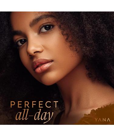 Yana Medium Dark Shade Matte Liquid Foundation 1.35 oz - Long-Wear Formula for Oily/Combination Skin - Suitable for Brown/Tanned Skin - Buy Online on GoSupps.com