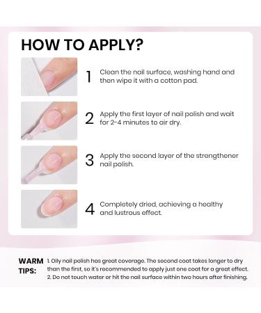 SUPWEE Nail Salon Nail hardener treatment for weak and brittle nails nail strengthening growth activator strengthening groove filler base coat repair nail care 16 ml - Buy Online on GoSupps.com