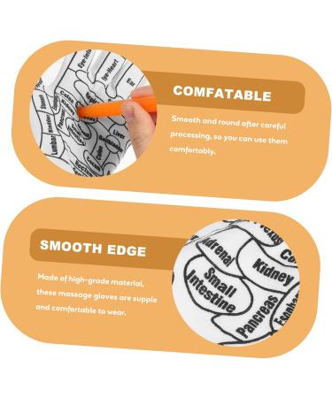 Acupressure Gloves Set with Reflex Zone Diagrams & Acupuncture Pen - Natural Massage Tools for Pain Relief - Buy Online on GoSupps.com