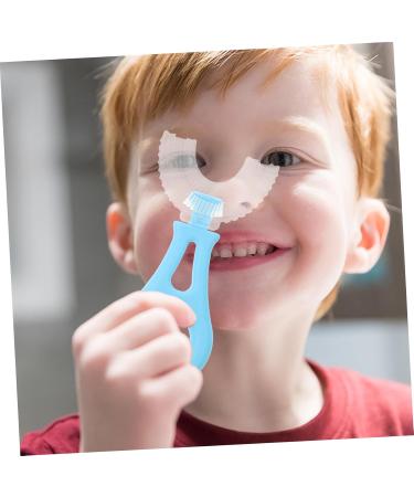 Gleavi 2nd Hand Cartoon Toothbrush for Children - Silicone Full Mouth Manual Toddler Toothbrush - Buy Online on GoSupps.com