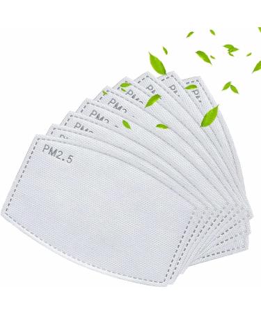 100 Pcs Activated Carbon PM2.5 Filter Paper - 5 Layers Replacement Face Filter Insert - Buy Online on GoSupps.com