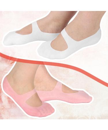 Jadive 3 Pairs Silicone Moisturizing Socks for Men & Women - Anti-Crack Foot Care & Protection - Buy Online on GoSupps.com