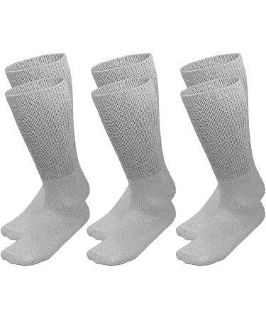 Gelante Diabetic Crew Socks 10-13 12 Pairs - Physicians Approved, Unisex, Gray - Buy Online on GoSupps.com