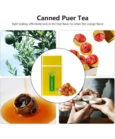  WOHPNLE Puerh Tea Premium Quality Mandarin Peel Puerh Tea 65g of Yunnan Chinese Puerh Tea with Orange Peel Suitable for Daily Use in the Office Dormitory or Tea Room - Buy Online on GoSupps.com