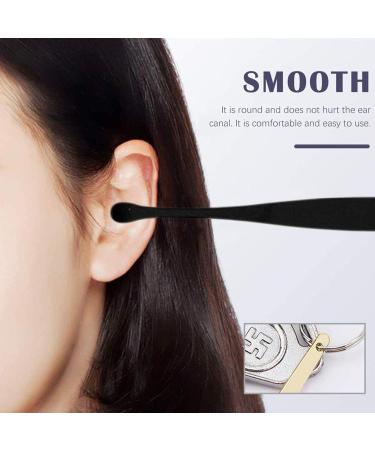 Ear Pick Ear Wax Removal Kit Professional Ear Cleansing Tool Set Premium Stainless Steel Curette Ear Cleaner Adults and Kids with Storage Box and Cleaning Brush 6-in-1 Ear Cleaning Tool Set Black - Buy Online on GoSupps.com