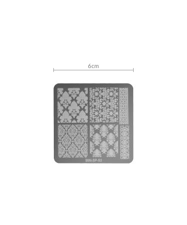 99Nails Stamping Plate Square - Harmony | Premium Nail Art for Global Shipping - Buy Online on GoSupps.com