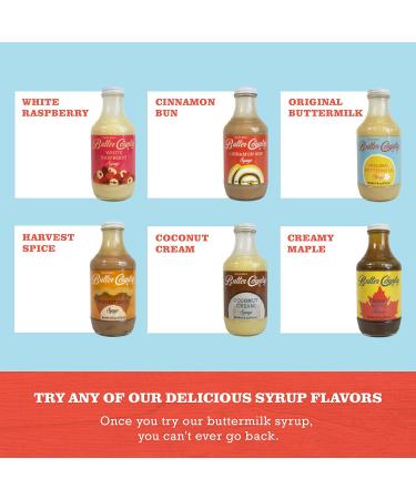 Uncle Bob's Butter Country Rich & Creamy Buttermilk Syrup - Original Flavor - 16 fl oz - Buy Online on GoSupps.com