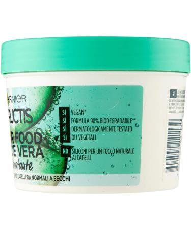 Hair Food Aloe Vera - Mask 3 In 1 For Hair Damaged 390 ml - Buy Online on GoSupps.com