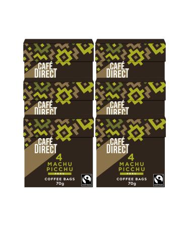 Cafe Direct Machu Picchu Coffee | Smooth & Rich Flavor Refreshing & Delicious | Easy to Brew | Full-Bold Flavoured Vibrant | Anytime Anywhere - Pack of 6 X 70g Machu Picchu 70 g (Pack of 6)