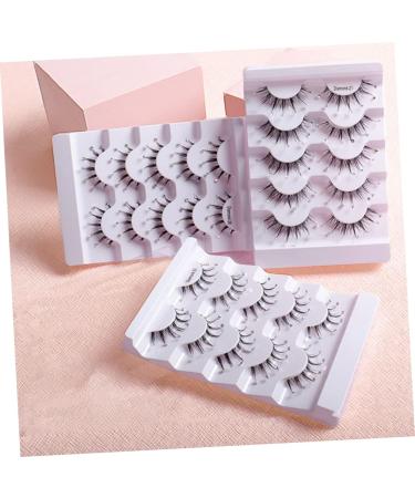 5 Pairs diamond eyelashes christmas lashes false eyelashes with diamond spiky lashes diamond false fake eyelash for women lash extensions asian lashes cosmetic girl fiber Miss - Buy Online on GoSupps.com