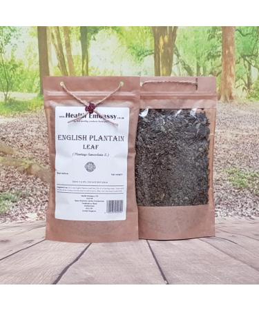 Health Embassy Feuille de Plantain Lanc ol Tisane | Plantago Lanceolata L | English Plantain Leaf (100g) - Buy Online on GoSupps.com