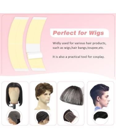 Vlasy 96 Pieces Double Sided Wig Tape - Waterproof & Invisible for Lace Front Wigs & Hair Extensions - Buy Online on GoSupps.com