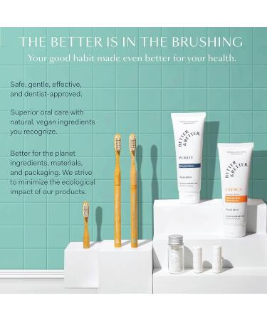 Better & Better Purity Toothpaste | Fluoride-Free & SLS-Free | Organic Mint for Sensitive Teeth | Vegan Whitening Toothpaste | 3.4oz (1 Pack) - Buy Online on GoSupps.com