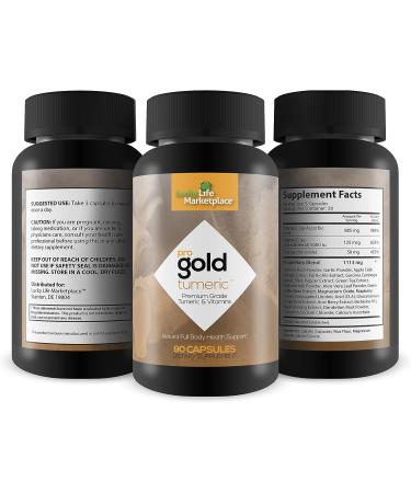 Pro Gold Turmeric: Premium Grade Turmeric & Vitamins for Joint Health, Mobility & Immune Support - Buy Online on GoSupps.com