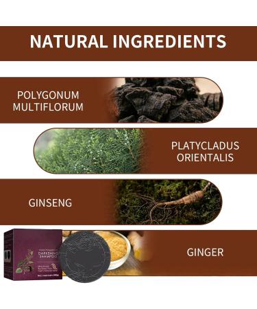  Grgowe 2PC Hair Darkening Shampoo Bar Soap Bar Quickly Removes Excess Oil for More Volume Nourishes and Moisturizes Helps Prevent Hair Loss Suitable for All Hair Types - Buy Online on GoSupps.com