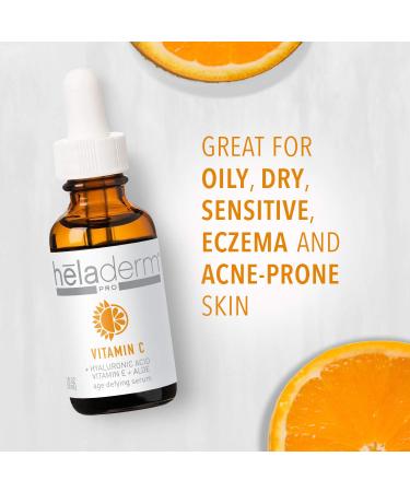 Premium Vitamin C Serum for Face with Hyaluronic Acid & Vitamin E | Dark Spot Treatment Fast-Absorbing Non-Drying | 30mL - Buy Online on GoSupps.com