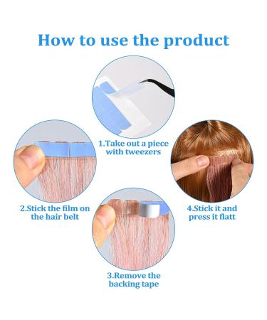 96-Piece Tape Extensions | Premium Glue & Adhesive Tape for Hair Extensions - Buy Online on GoSupps.com