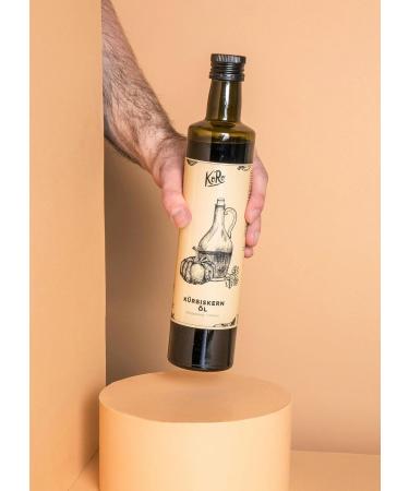 KoRo Organic Pumpkin Seed Oil 500ml | 100% Pure Unroasted & Vegan Premium Plant-Based Oil - Buy Online on GoSupps.com