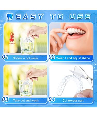 4PC Anti-Snoring Bite Rails & Crunching Rail - Convenient Storage Box Nighttime Use Dental Health Solutions - Buy Online on GoSupps.com