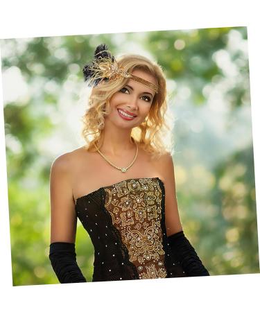 Bridal Hair Accessories Decor Headbands Hair Ties Hair Bands Plume Headband Women Costume Headwear Flapper Headpiece Headdress for Cosplay Sequins Bride Cloth The Photo - Buy Online on GoSupps.com