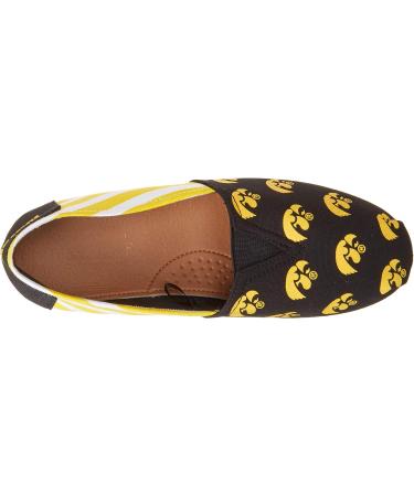 FOCO Iowa Hawkeyes Women's NCAA Fashion Slip-On Canvas Shoes - Size 9-10 - Buy Online on GoSupps.com