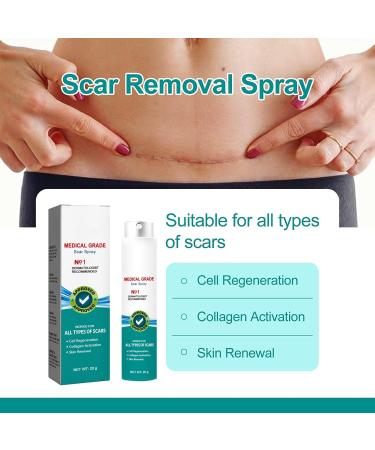 Scar Removal Advanced Spray - 2PCS (20g) | Remove Dark Acne, Surgical Scars & Stretch Marks - Buy Online on GoSupps.com