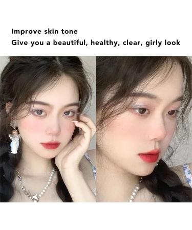 Facial Liquid Blush Portable Long Lasting Liquid Blush Improves Skin Tone Spreads Easily 3g for Daily Use for Women (Strawberry Milk) - Buy Online on GoSupps.com